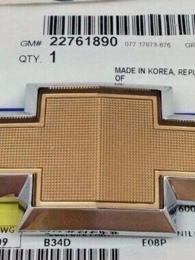 2010-2014 Chevy Camaro  Rear Compartment Lid Bowtie Emblem Genuine OEM